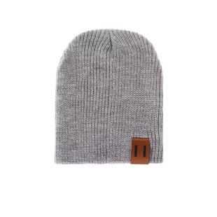 toddler beanie in gray