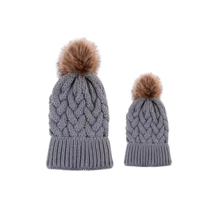 Baby and mommy beanies