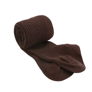 tights in dark brown